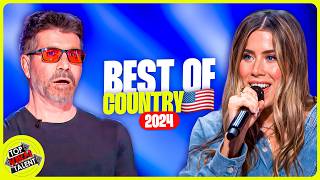 Best Country Singers on AGT 2024 [upl. by Trust]