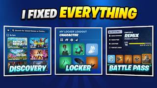 I fixed Fortnites Locker UI AGAIN and the rest of the game [upl. by Bryon417]