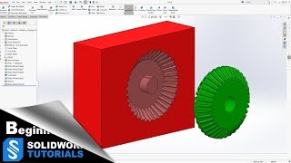 SolidWorks How to Subtract a Part from Another Solid bodies subtraction [upl. by Kaltman334]