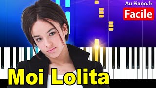 Alizée Moi Lolita Piano Cover Tutorial Karaoké Paroles [upl. by Hammock]