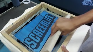 DIY SCREEN PRINTING w Starter Kit  Screen Life [upl. by Casi]