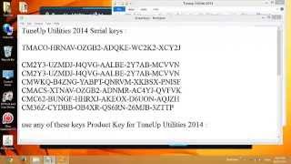 Tuneup Utilities 2014 AVG  Serial Keys  Full  Pro Version  Download Link [upl. by Lincoln152]