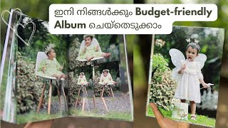 Photo Album Making at Home  How to create photo Album online  Vista Print review DIY photo album [upl. by Nosyerg555]