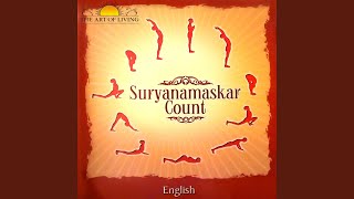 SURYA NAMASKAR COUNT ENGLISH [upl. by Narbig]