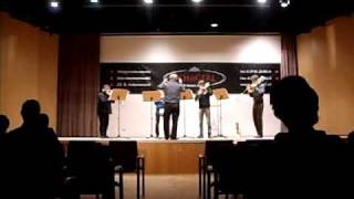 Richard Wagner NibelungenSuite Arr v J Domsne for Trombone Quartett [upl. by Lad206]