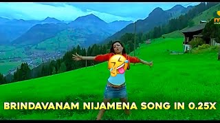 Brindavanam nijamena song in 025x [upl. by Cazzie]