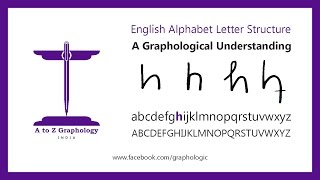 h for others Letter clues Graphological meaning of letter h  A to Z Graphology [upl. by Darce]