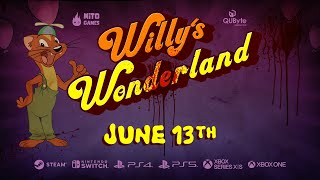 Willys Wonderland  The Game  Release Date  Nintendo Switch PS4 PS5 Xbox and Steam [upl. by Otrebron440]