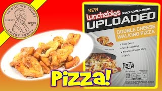 Lunchables Uploaded Double Cheese Walking Pizza Snack Food [upl. by Nipsirc126]