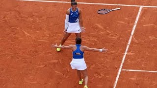 Sara Errani Jasmine Paolini they beat Mirra Andreeva Diana Shnaider 26 61 107 Tennis ITALY [upl. by Akyre]