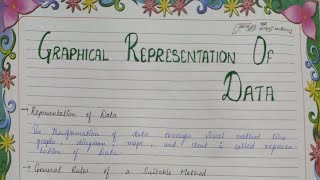 Geography practical of Graphical Representation of Data class 12 [upl. by Learsi]