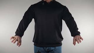 Classic Style Modern Comfort Mens Long Sleeve VNeck Polo Shirt Review [upl. by Evie]