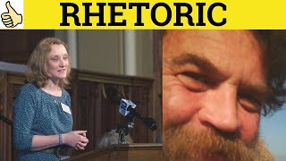 🔵 Rhetoric  Rhetoric Meaning  Rhetoric Examples  Rhetoric Defined  Special Language Forms [upl. by Lubbi]