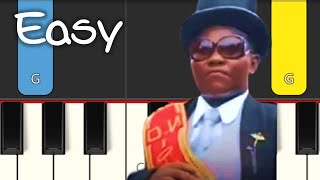 Coffin Dance  EASY Piano Tutorial [upl. by Tlevesoor]