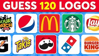 Guess the Logo in 3 Seconds  120 Famous Logos Food amp Drink 🍔🥤 Logo Quiz 2024 [upl. by Acisej]