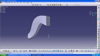 CATIA V5 multisection solid 2 [upl. by Enyaht]