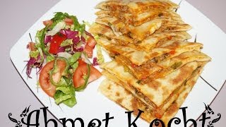 Rezept Gözleme mit Hackfleisch und Mozzarella  AhmetKocht  türkisch kochen  Folge 72 [upl. by Nedry106]