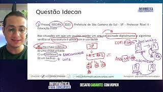 Questões Informática Idecan  Concurso Adagri CE  Professor Danilo Vilanova opior adagri [upl. by Herbert967]