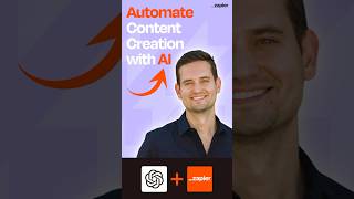 Streamline Your Content Creation with AI Zapier  ChatGPT in Minutes [upl. by Auohc24]