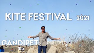 HYDERABAD BIGGEST KITE FESTIVAL 2021  GANDIPET KITE FESTIVAL [upl. by Lovich]