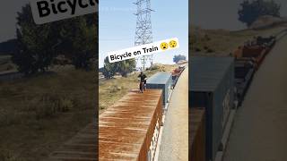 if You Ride a Bicycle on a Train in GTA Games gta gaming [upl. by Nnawaj]