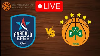 🔴 Live Anadolu Efes vs Panathinaikos  EuroLeague 20232024  Live Play by Play Scoreboard [upl. by Sturdivant640]