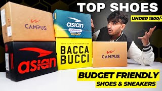 TOP 5 LATEST NEW SHOES AND SNEAKERS UNDER ₹1500 😍 [upl. by Aniratac]