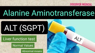 ALT  Alanine Aminotransferase  Liver function test [upl. by Nosrak]