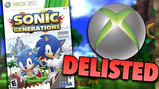 Xbox 360 is Dead 💀  Sonic Generations DELISTED [upl. by Ariuqahs]