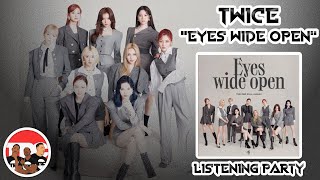 Twice quotDepend On Youquot Eyes Wide Openquot Album Listening Party [upl. by Hauck]