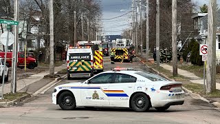 Moncton Fire Responds to a Structure Fire [upl. by Paolo]