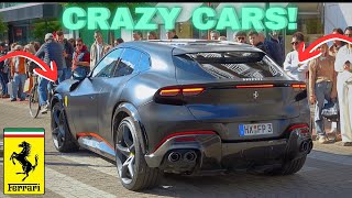 BEST OF CARS LEAVING CAR SHOW GT3RS SLR McLaren Purosangue 250 Testa Rossa Huracan [upl. by Buck]