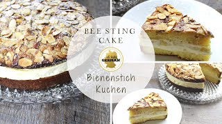 Bee Sting Cake  Authentic German Recipe for Bienenstich cake [upl. by Raye]