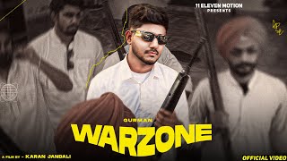 Warzone  Gurman  Takkar  11Eleven Motion  Punjabi Song 2024 [upl. by Malvie]