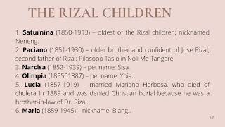 CHAPTER 1  ADVENT OF A NATIONAL HERO  LIFE AND WORKS OF RIZAL [upl. by Namreh]