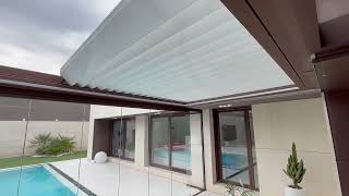 Pergola Bioclimatica Retractil Flexiglass Biorain RT270 [upl. by Oreste126]