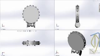 Roller Gear Solidworks [upl. by Arrekahs]