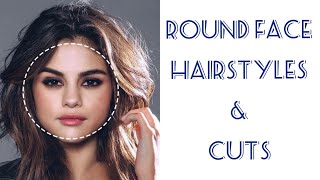 HOW TO CHOOSE HAIRSTYLES amp HAIRCUTS FOR ROUND FACE SHAPE [upl. by Harriett]