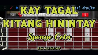 Kay Tagal Kitang Hinintay  Sponge Cola  Real Guitar App Cover [upl. by Brewer333]