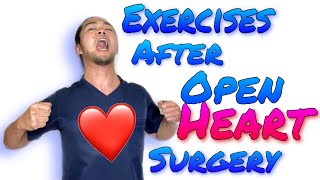 Exercises after Open Heart Surgery  Occupational Therapy [upl. by Llenod]