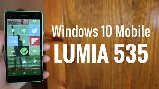 Lumia 535 con Windows 10 Mobile review en español [upl. by Rebna]