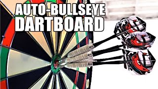 Automatic Bullseye MOVING Dartboard [upl. by Eluj]