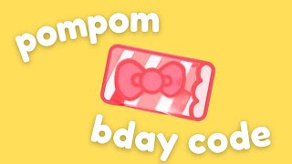 hello kitty cafe pompompurins birthday code 2024 free gacha ticket [upl. by Eiramanin]