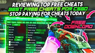 TOP 3 FREE CSGO CHEATS OF 2023 REVIEW  DOWNLOAD  UNDETECTED SAFE [upl. by Lleda]