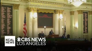 California legislative session comes to a chaotic end [upl. by Lamek]