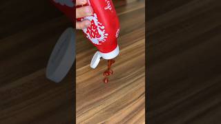 Yağlı kağıtla leke temizleme denedim🧼 lifehack ketchup stain cleaning badadezbullez reklam yok [upl. by Hanser]