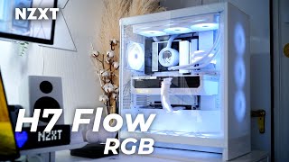 【美観】白いデスク周りに佇む、NZXTの美しいPCケース《H7 Flow 2024》【自作PC】 [upl. by Oria]