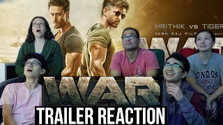 WAR Trailer REACTION  Hrithik Roshan vs Tiger Shroff  MaJeLiv Reactions  Student vs Teacher [upl. by Corel]