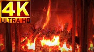 Relaxing Fireplace 4K The Best Instrumental Music 💕 [upl. by Sorgalim160]