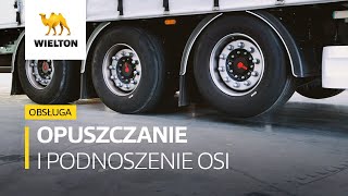 Wielton – Opuszczanie Podnoszenie Osi w naczepie kurtynowej [upl. by Nanoc842]